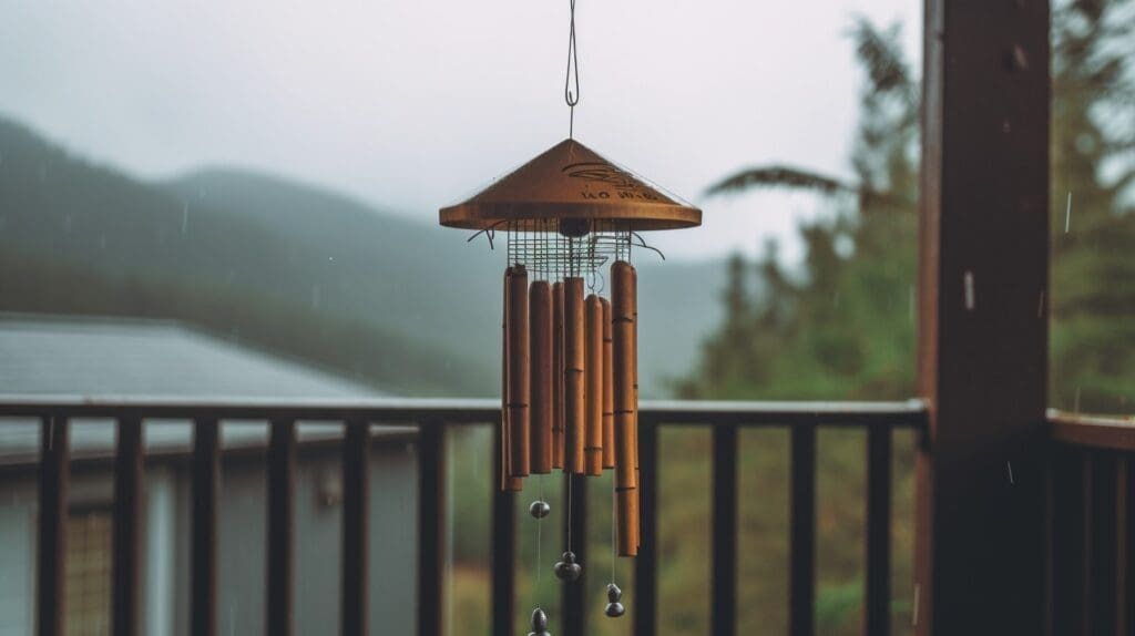 hanging bamboo wind chimes