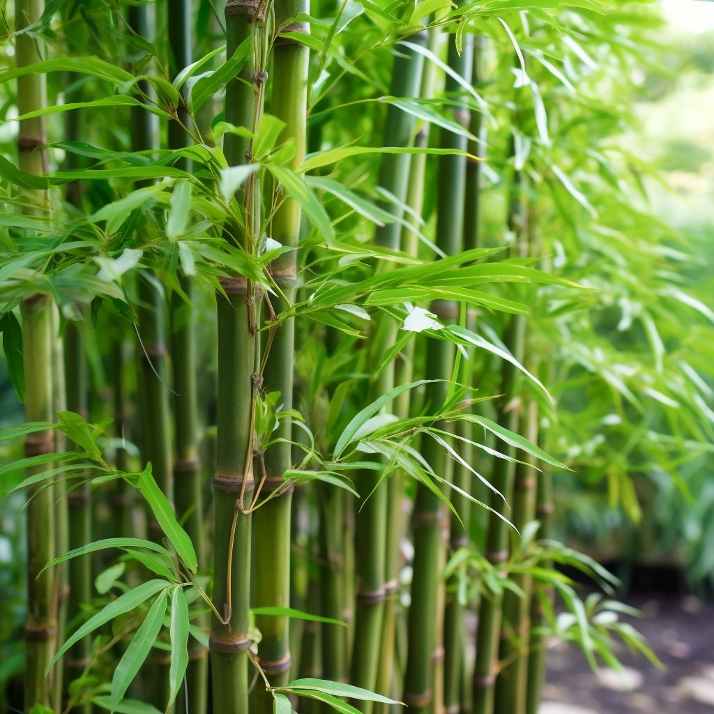 Bamboo in garden